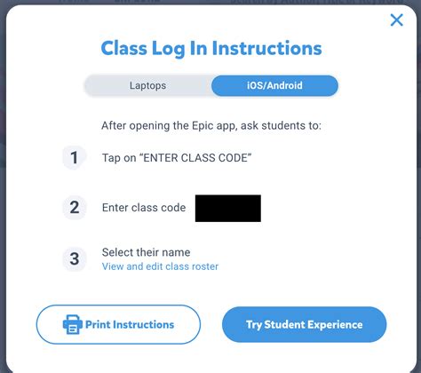 epic student log in.